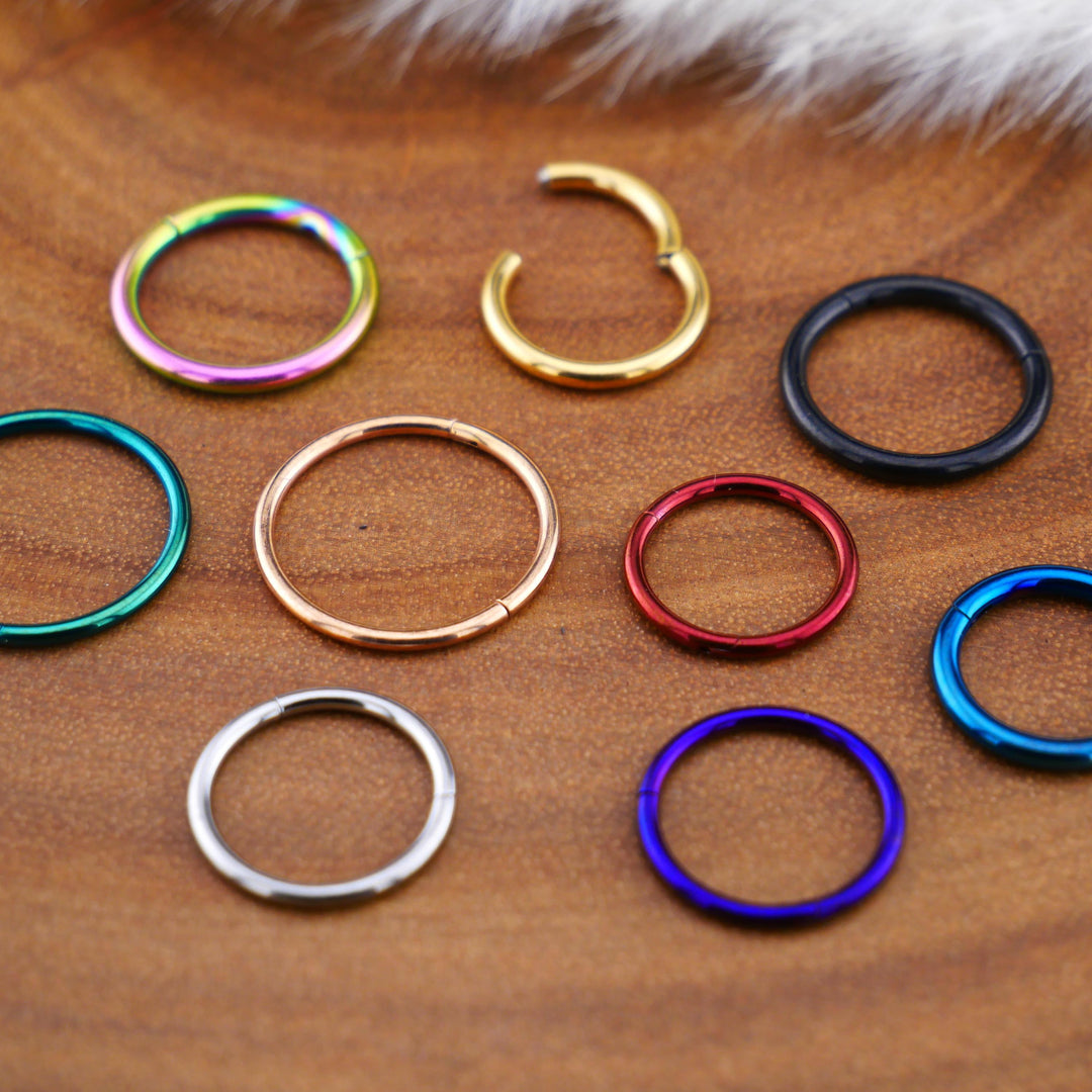 Piercing TITAN Ring Nasenring Septum Helix - 1Q/09