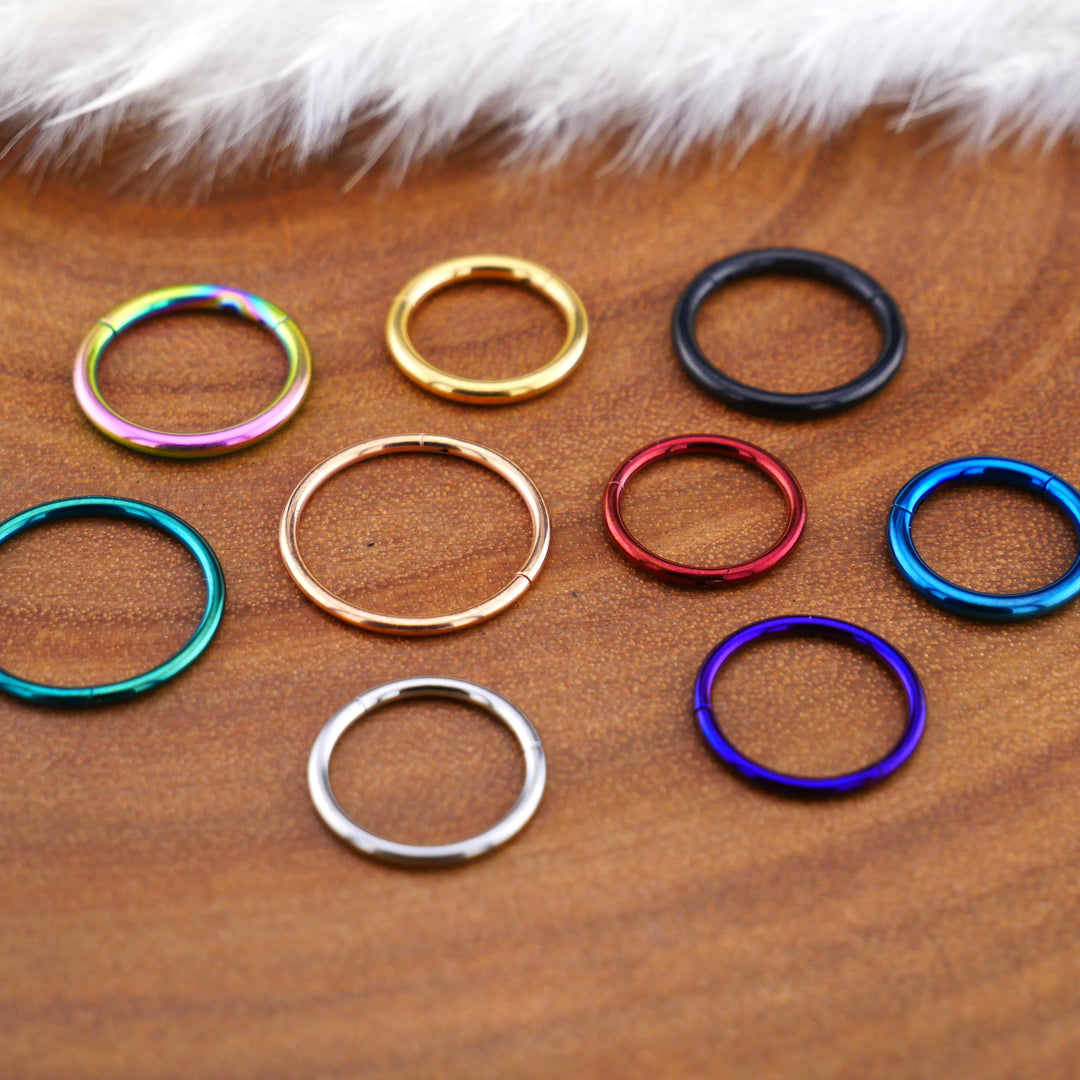 Piercing TITAN Ring Nasenring Septum Helix - 1Q/09