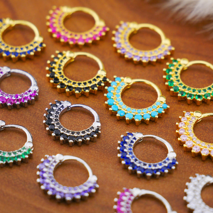Piercing Ring (18g) Septum Helix Industrial Daith Tragus - 1Q/11