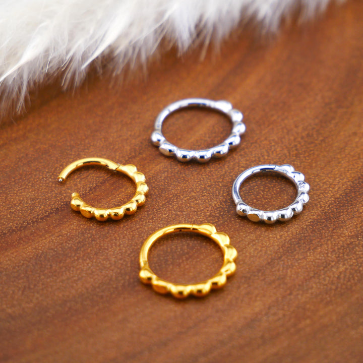Piercing Ring Chirurgenstahl Gold Silber - 1Q/13