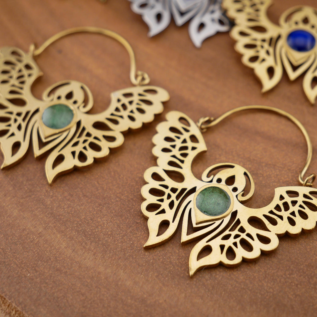 Paar Ohrringe Chirurgenstahl Gold und Silber - JJ-7