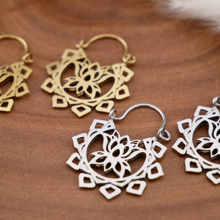 Paar Ohrringe Chirurgenstahl Gold und Silber - JJ-7