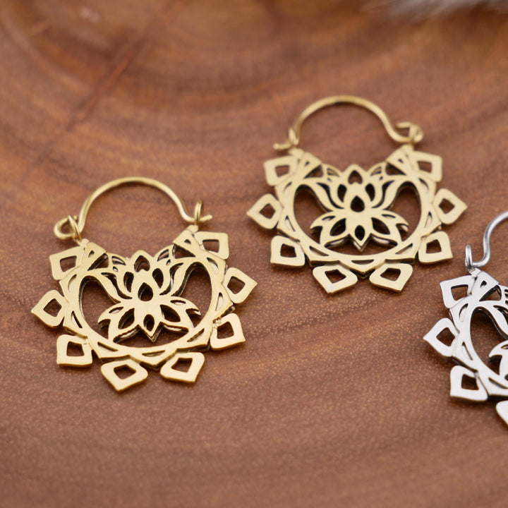 Paar Ohrringe Chirurgenstahl Gold und Silber - JJ-7