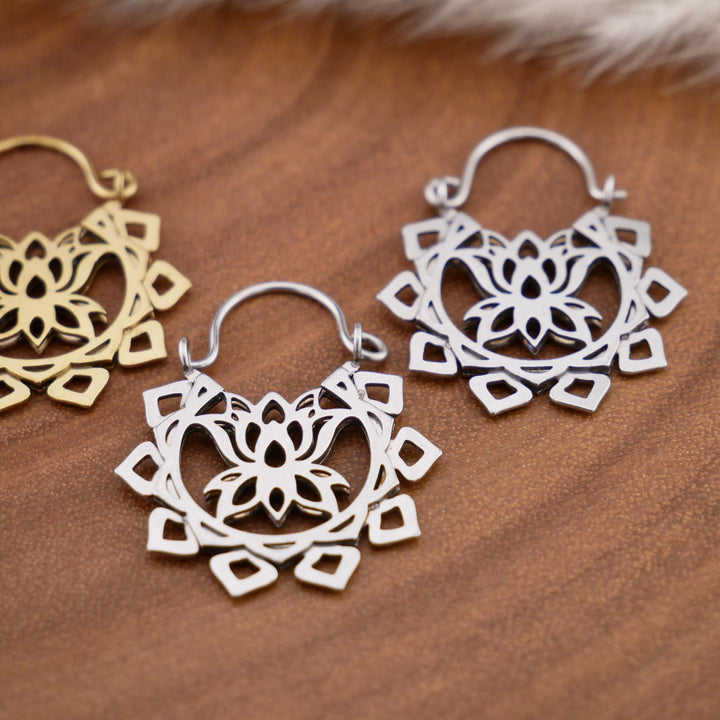 Paar Ohrringe Chirurgenstahl Gold und Silber - JJ-7