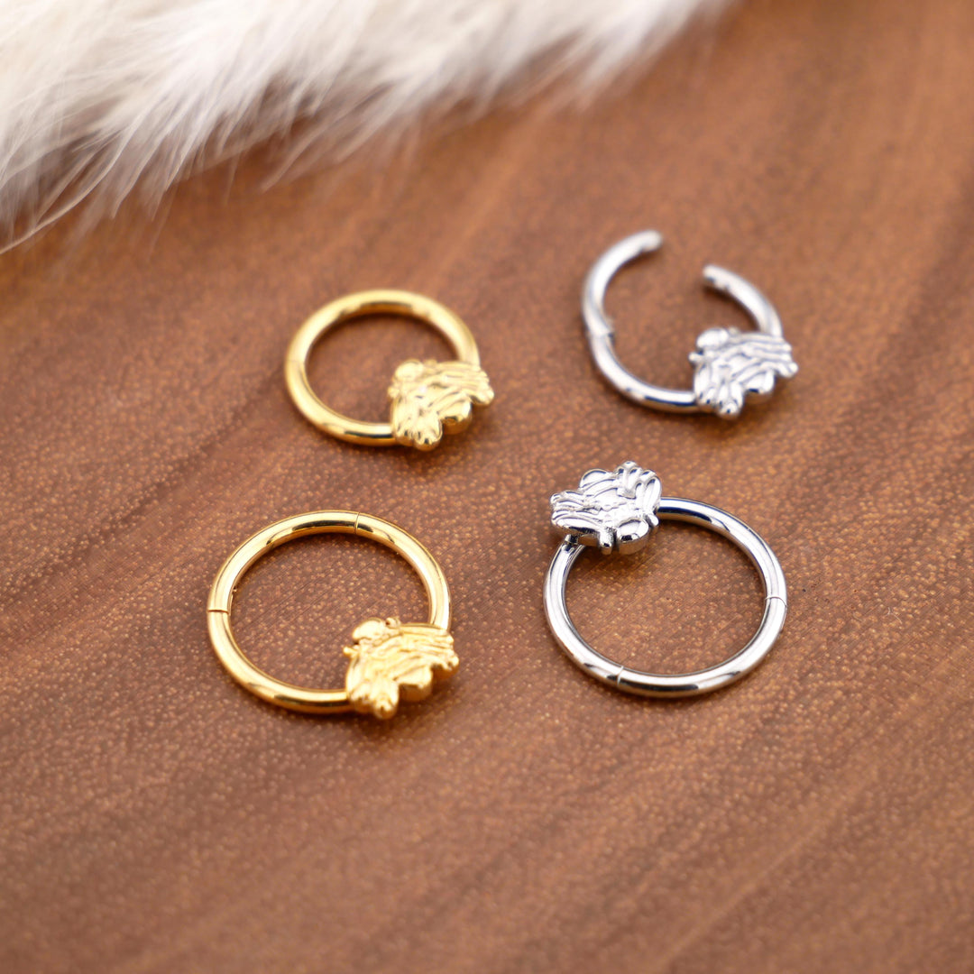 TITAN Piercing Ring Gold Silber - 1R/09