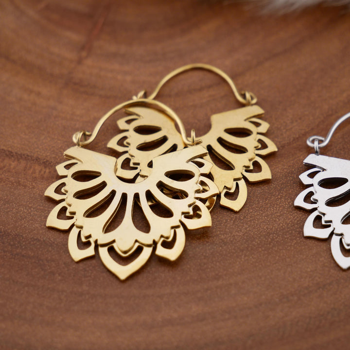 Paar Ohrringe Chirurgenstahl Gold und Silber - JJ-7