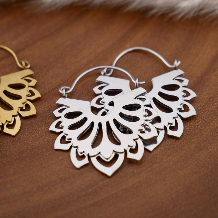 Paar Ohrringe Chirurgenstahl Gold und Silber - JJ-7