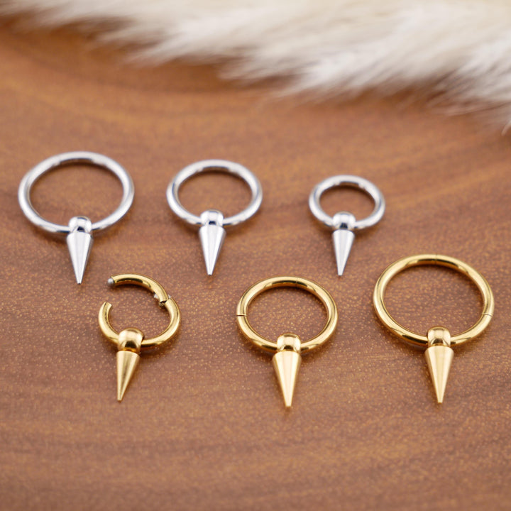 Piercing Ring Septum Chirurgenstahl 1,2mm 16g - 1Q/15