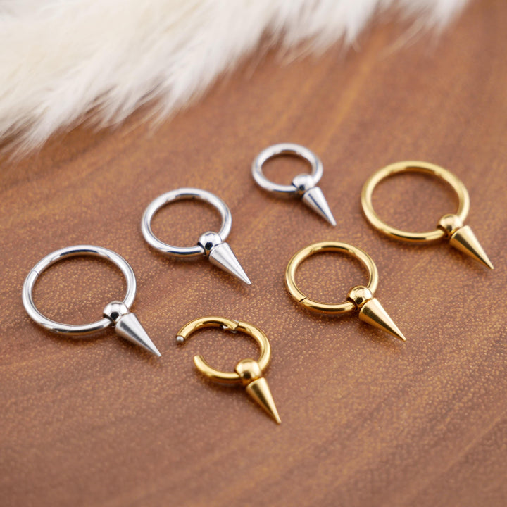 Piercing Ring Septum Chirurgenstahl 1,2mm 16g - 1Q/15