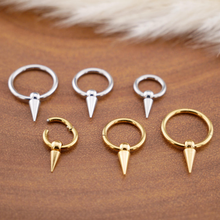 Piercing Ring Septum Chirurgenstahl 1,2mm 16g - 1Q/15