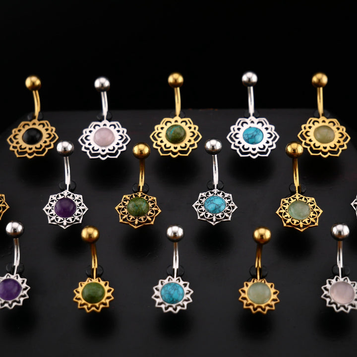 Bauchnabelpiercing Chirurgenstahl - 1V/02