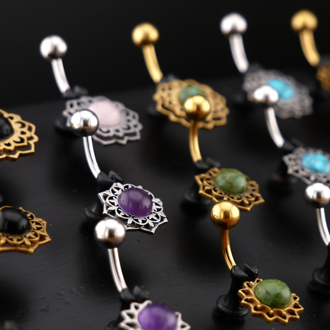 Bauchnabelpiercing Chirurgenstahl - 1V/02