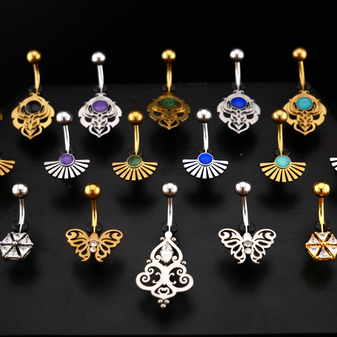 Bauchnabelpiercing Chirurgenstahl - 1V/03