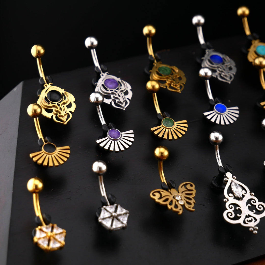 Bauchnabelpiercing Chirurgenstahl - 1V/03