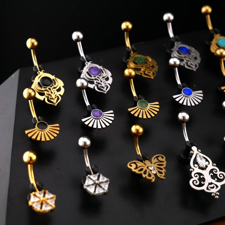 Bauchnabelpiercing Chirurgenstahl - 1V/03