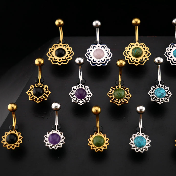 Bauchnabelpiercing Chirurgenstahl - 1V/02