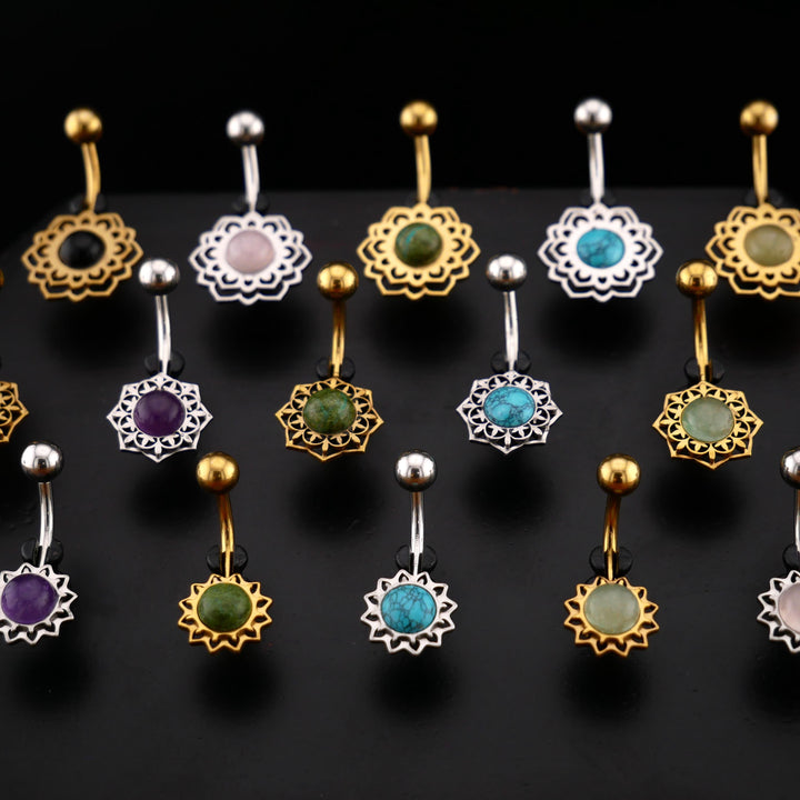 Bauchnabelpiercing Chirurgenstahl - 1V/02