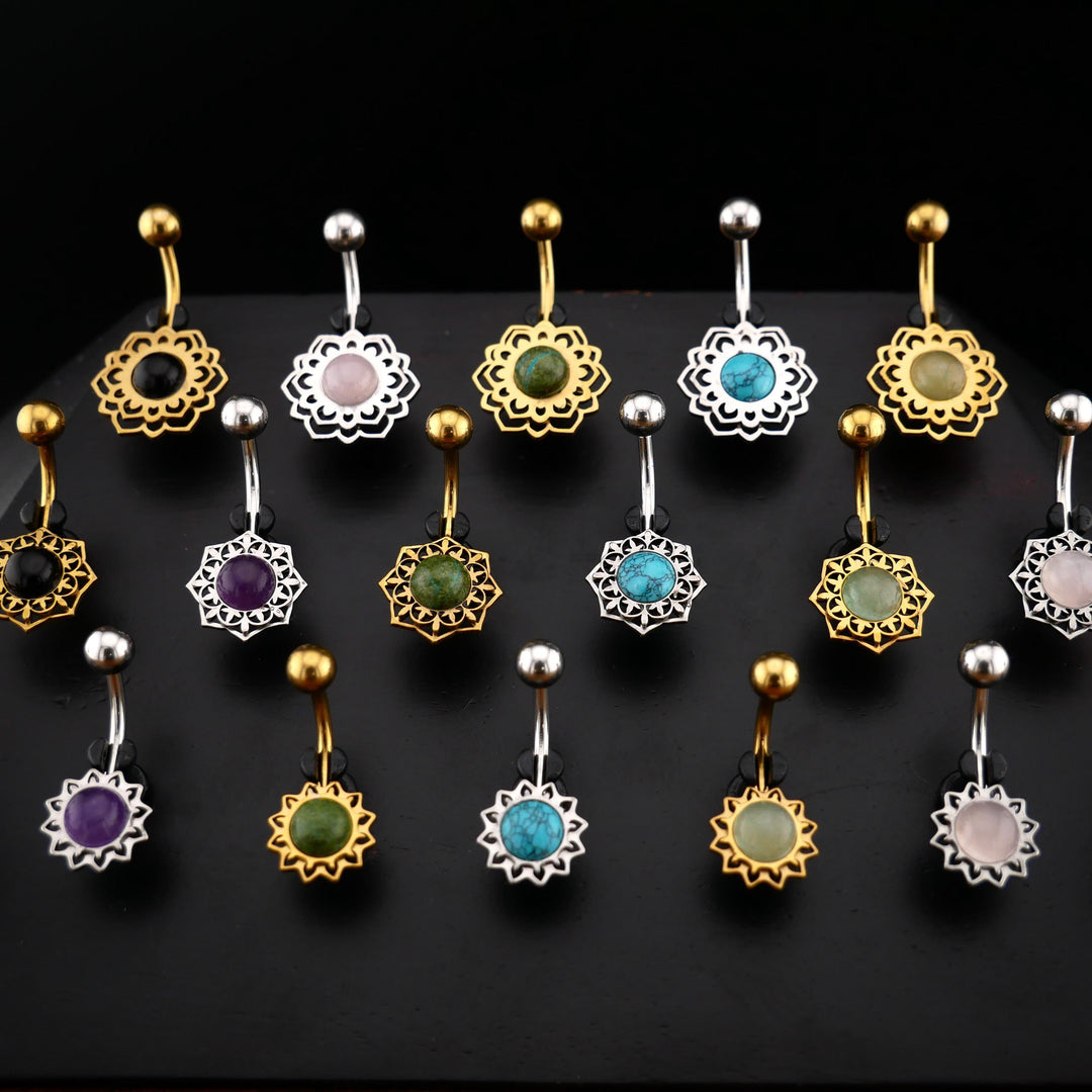 Bauchnabelpiercing Chirurgenstahl - 1V/02