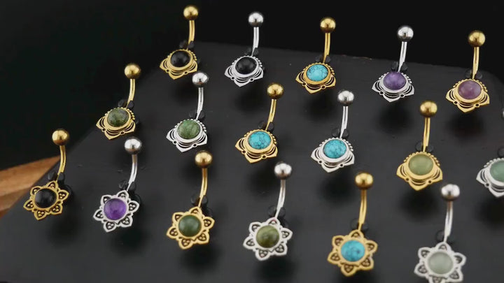 Bauchnabelpiercing Chirurgenstahl - 1V/04