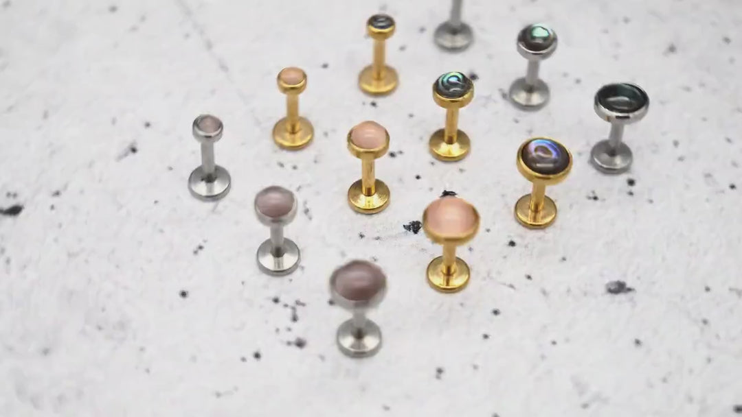 Push-In Piercing/Labret/Medusa/Tragus Chirurgenstahl - 1I/15