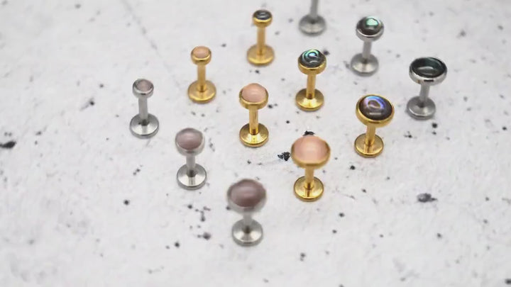 Push-In Piercing/Labret/Medusa/Tragus Chirurgenstahl - 1I/15