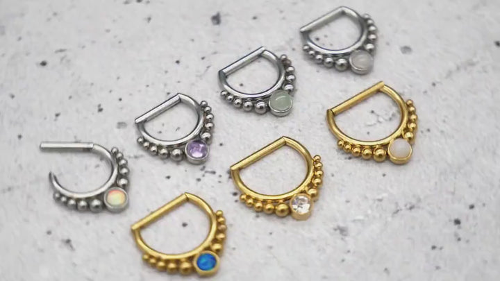 Piercing Hinged Segment Ring - 1I/08