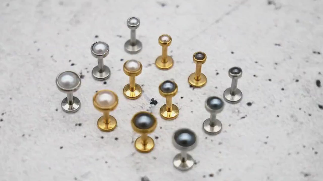 Push-In Piercing/Labret/Medusa/Tragus Chirurgenstahl - 1I/16