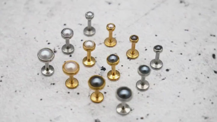 Push-In Piercing/Labret/Medusa/Tragus Chirurgenstahl - 1I/16