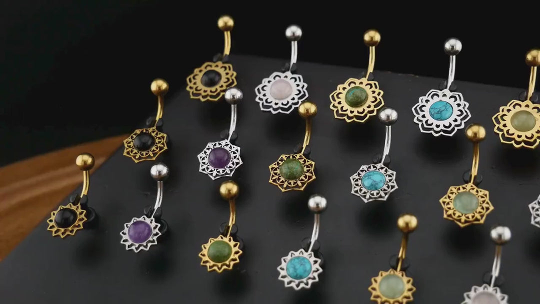 Bauchnabelpiercing Chirurgenstahl - 1V/02