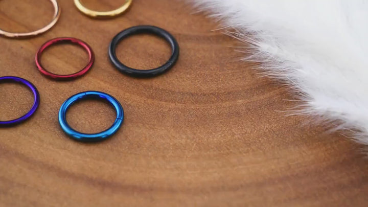 Piercing TITAN Ring Nasenring Septum Helix - 1Q/09