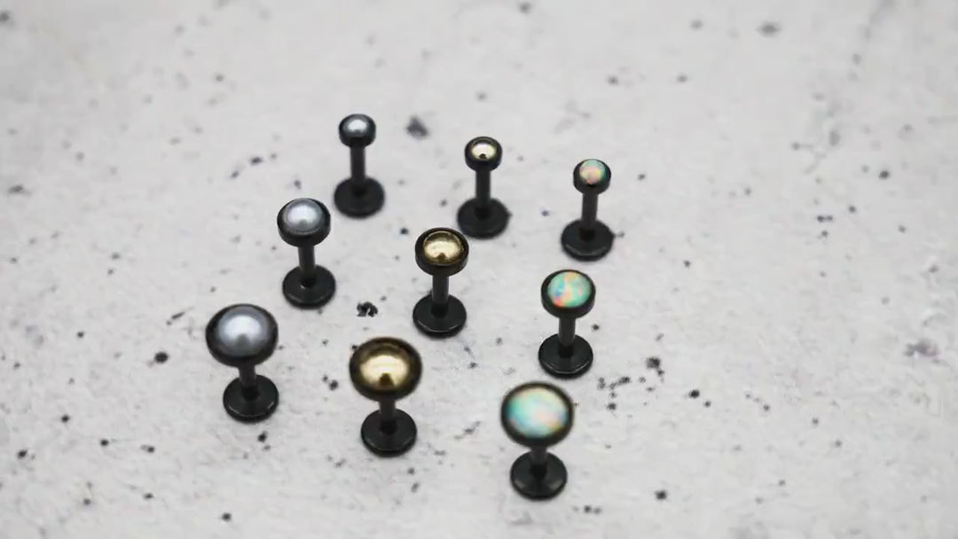 Push-In Piercing/Labret/Medusa/Tragus Chirurgenstahl - 1I/17