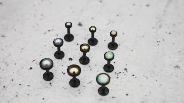 Push-In Piercing/Labret/Medusa/Tragus Chirurgenstahl - 1I/17
