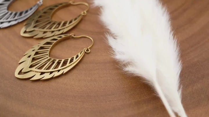 Paar Ohrringe Chirurgenstahl Gold und Silber - JJ-7