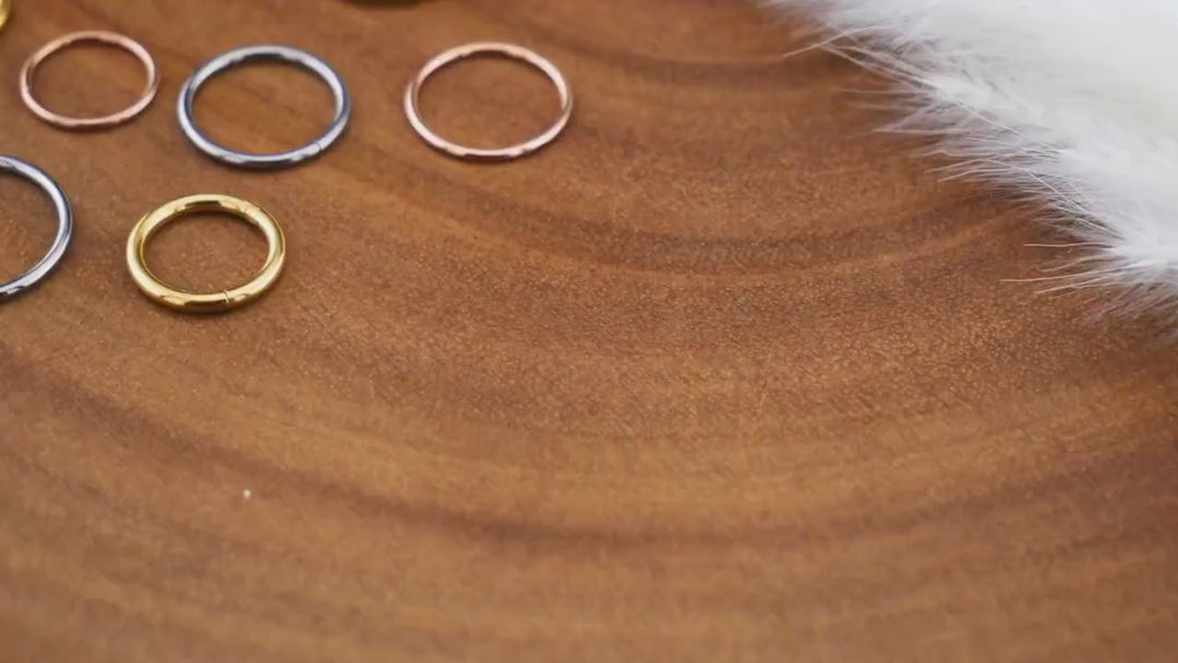 Piercing TITAN Ring Nasenring Septum Helix - 1Q/08