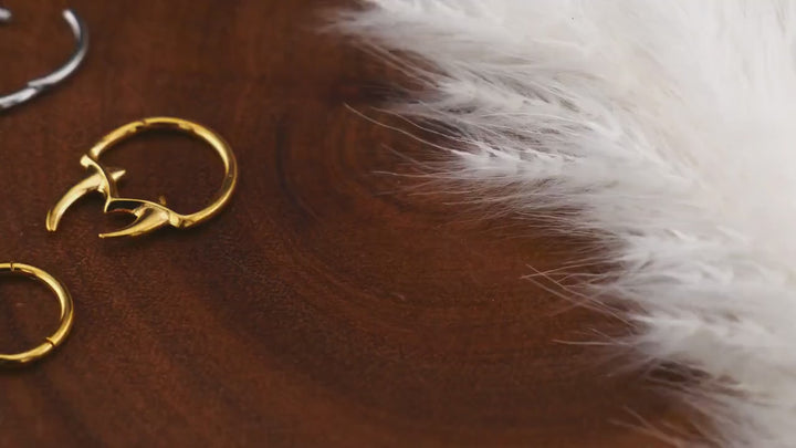 Chirurgenstahl Piercing Ring Gold Silber - 1M/19