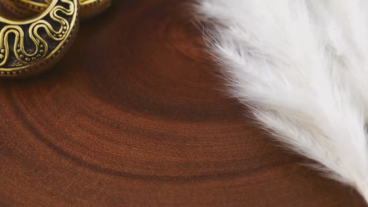 Paar Ohrringe Ohrgewichte Ohrhänger aus Messing 6mm - AA-3