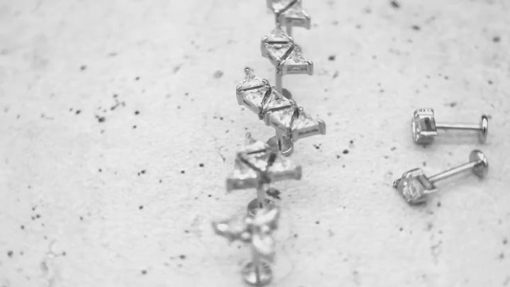 Piercing/Labret/Medusa/Tragus Chirurgenstahl - 1I/12